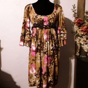 Peck & Peck Collection Women's floral /animal print Dress: Size 4